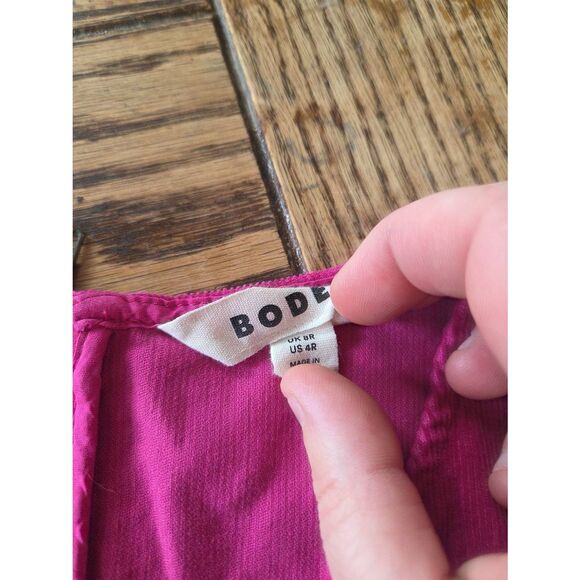 BODEN Evie cord shift dress in magenta Sz 4R - Picture 3 of 5